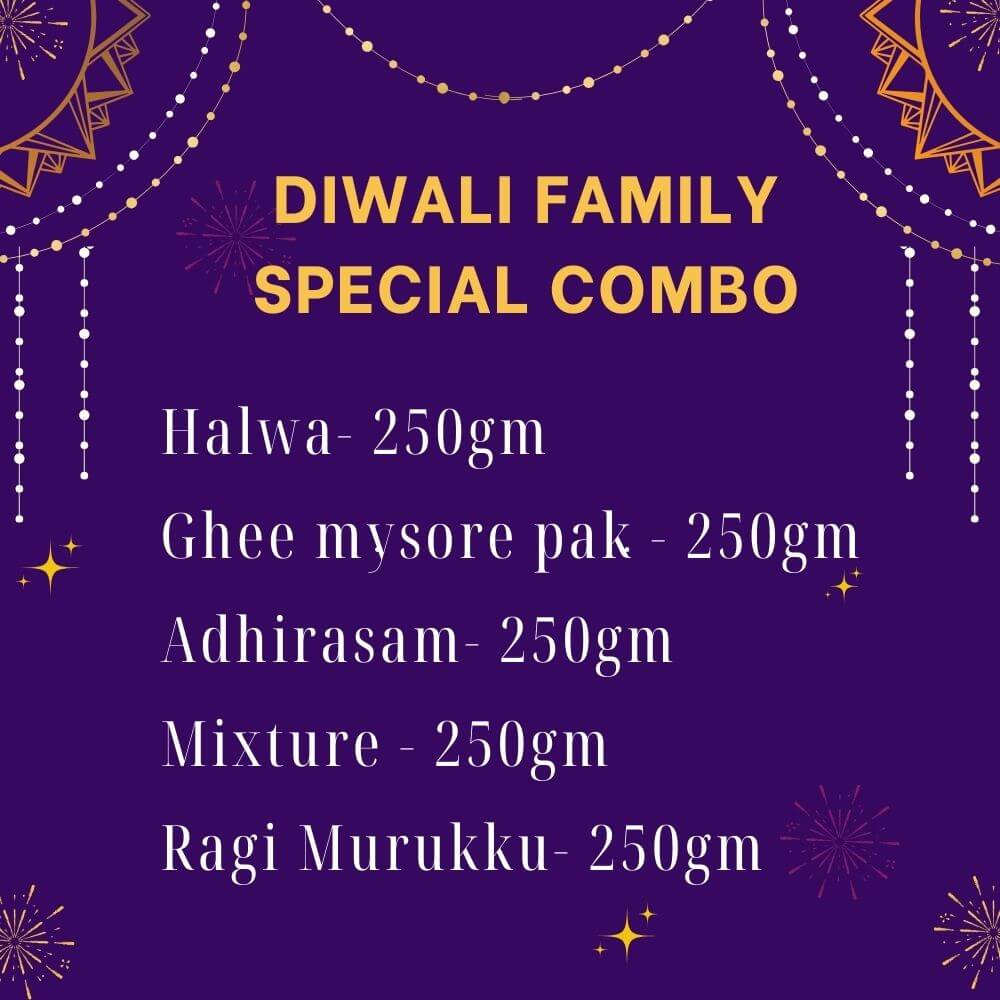 Celebration Diwali sweets combo with assorted mithai